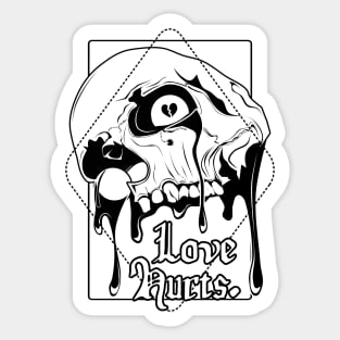 Love Hurts Sticker